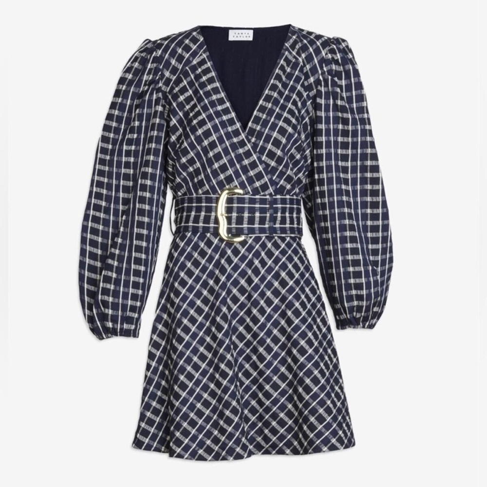 Tanya Taylor Nicola Dress Size 4 Navy & White